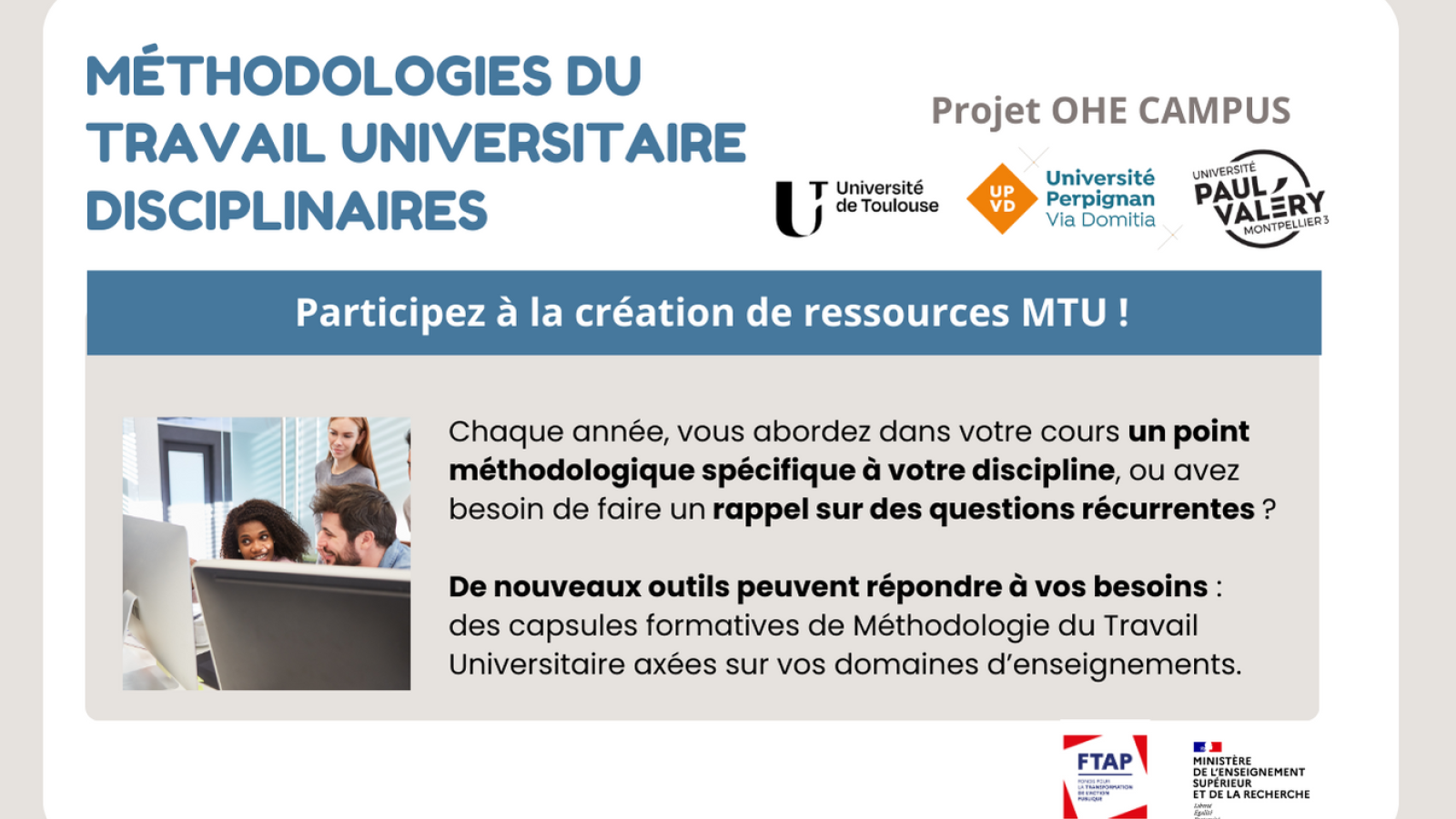 présentation du projet de MTU